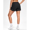 image:imageG Gradual Womens Running Shorts with Mesh Liner 3 Workout Athletic Shorts for Women with Phone PocketsBlack