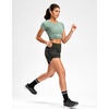image:imageG Gradual Womens Running Shorts with Mesh Liner 3 Workout Athletic Shorts for Women with Phone PocketsGreen Camo