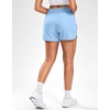 image:imageG Gradual Womens Running Shorts with Mesh Liner 3 Workout Athletic Shorts for Women with Phone PocketsLight Blue