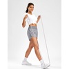 image:imageG Gradual Womens Running Shorts with Mesh Liner 3 Workout Athletic Shorts for Women with Phone PocketsLight Grey