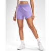 image:imageG Gradual Womens Running Shorts with Mesh Liner 3 Workout Athletic Shorts for Women with Phone PocketsLilac