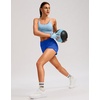 image:imageG Gradual Womens Running Shorts with Mesh Liner 3 Workout Athletic Shorts for Women with Phone PocketsNeon Blue