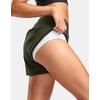 image:imageG Gradual Womens Running Shorts with Mesh Liner 3 Workout Athletic Shorts for Women with Phone PocketsOlive