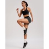 image:imageG Gradual Womens Running Shorts with Mesh Liner 3 Workout Athletic Shorts for Women with Phone PocketsTie Dye Black