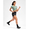 image:imageG Gradual Womens Running Shorts with Mesh Liner 3 Workout Athletic Shorts for Women with Phone PocketsTie Dye Black