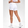 image:imageG Gradual Womens Running Shorts with Mesh Liner 3 Workout Athletic Shorts for Women with Phone PocketsWhite