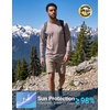 image:imageMens Sun Protection Shirts UPF 50 Rash Guard for Men Swim Long Sleeve Hiking Fishing Athletic Workout ShirtPeak a