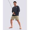 image:imageMens Sun Protection Shirts UPF 50 Rash Guard for Men Swim Long Sleeve Hiking Fishing Athletic Workout ShirtSunset