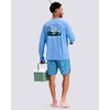 image:imageMens Sun Protection Shirts UPF 50 Rash Guard for Men Swim Long Sleeve Hiking Fishing Athletic Workout ShirtWaves