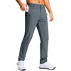 image:imageG Gradual Mens Golf Pants 303234 Stretch Work Dress Pants Lightweight Casual Slacks with Zipper PocketsDusty Blue