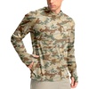 image:imageMens Sun Protection Shirts UPF 50 Long Sleeve Hoodie with 2 Pockets UV SPF Fishing Hiking Rash Guard ShirtsOlivine Brown Camo