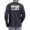 image:imageMens Sun Protection Shirts UPF 50 Rash Guard for Men Swim Long Sleeve Hiking Fishing Athletic Workout ShirtSunset