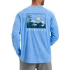 image:imageMens Sun Protection Shirts UPF 50 Rash Guard for Men Swim Long Sleeve Hiking Fishing Athletic Workout ShirtWaves