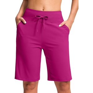 image:imageG Gradual Bermuda Shorts for Women with Pockets 10 Knee Length Womens High Waisted Long Shorts for Walking Athletic WorkoutRose Pink