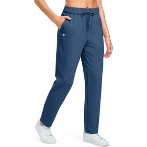 image:imageG Gradual Fleece Lined Pants Women 27529 Golf Pants 3 Pockets Water Resistant Warm Sweatpants for Cold WeatherDark Blue
