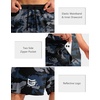 image:imageG Gradual Mens Basketball Shorts with Zipper Pockets Lightweight Quick Dry 11 Long Shorts for Men Athletic GymBlue Camo