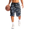 image:imageG Gradual Mens Basketball Shorts with Zipper Pockets Lightweight Quick Dry 11 Long Shorts for Men Athletic GymBlue Camo