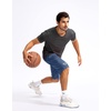 image:imageG Gradual Mens Basketball Shorts with Zipper Pockets Lightweight Quick Dry 11 Long Shorts for Men Athletic GymDusty Blue