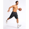 image:imageG Gradual Mens Basketball Shorts with Zipper Pockets Lightweight Quick Dry 11 Long Shorts for Men Athletic GymGray Camo