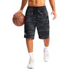 image:imageG Gradual Mens Basketball Shorts with Zipper Pockets Lightweight Quick Dry 11 Long Shorts for Men Athletic GymGray Camo