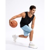 image:imageG Gradual Mens Basketball Shorts with Zipper Pockets Lightweight Quick Dry 11 Long Shorts for Men Athletic GymLight Blue