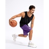 image:imageG Gradual Mens Basketball Shorts with Zipper Pockets Lightweight Quick Dry 11 Long Shorts for Men Athletic GymPurple