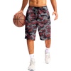 image:imageG Gradual Mens Basketball Shorts with Zipper Pockets Lightweight Quick Dry 11 Long Shorts for Men Athletic GymRed Camo