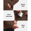 image:imageG Gradual Mens Fleece Hoodies Pullover Soft Warm Athletic Workout Gym Hooded Sweatshirt for Men with PocketsCoffee
