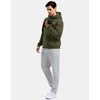 image:imageG Gradual Mens Fleece Hoodies Pullover Soft Warm Athletic Workout Gym Hooded Sweatshirt for Men with PocketsDark Olive