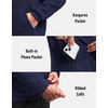 image:imageG Gradual Mens Fleece Hoodies Pullover Soft Warm Athletic Workout Gym Hooded Sweatshirt for Men with PocketsG Navy