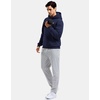 image:imageG Gradual Mens Fleece Hoodies Pullover Soft Warm Athletic Workout Gym Hooded Sweatshirt for Men with PocketsG Navy