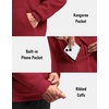 image:imageG Gradual Mens Fleece Hoodies Pullover Soft Warm Athletic Workout Gym Hooded Sweatshirt for Men with PocketsRed