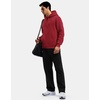 image:imageG Gradual Mens Fleece Hoodies Pullover Soft Warm Athletic Workout Gym Hooded Sweatshirt for Men with PocketsRed