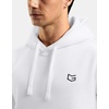 image:imageG Gradual Mens Fleece Hoodies Pullover Soft Warm Athletic Workout Gym Hooded Sweatshirt for Men with PocketsWhite