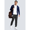 image:imageG Gradual Mens Joggers with Zipper Pockets Athletic Workout Gym Pants Stretch Running Track Jogging Sweatpants for MenBlack