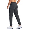 image:imageG Gradual Mens Joggers with Zipper Pockets Athletic Workout Gym Pants Stretch Running Track Jogging Sweatpants for MenDark Grey