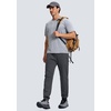 image:imageG Gradual Mens Joggers with Zipper Pockets Athletic Workout Gym Pants Stretch Running Track Jogging Sweatpants for MenDark Grey