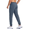 image:imageG Gradual Mens Joggers with Zipper Pockets Athletic Workout Gym Pants Stretch Running Track Jogging Sweatpants for MenDusty Blue