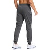 image:imageG Gradual Mens Joggers with Zipper Pockets Athletic Workout Gym Pants Stretch Running Track Jogging Sweatpants for MenHeather Charcoal