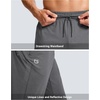 image:imageG Gradual Mens Joggers with Zipper Pockets Athletic Workout Gym Pants Stretch Running Track Jogging Sweatpants for MenHeather Charcoal