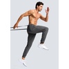 image:imageG Gradual Mens Joggers with Zipper Pockets Athletic Workout Gym Pants Stretch Running Track Jogging Sweatpants for MenHeather Charcoal