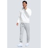 image:imageG Gradual Mens Joggers with Zipper Pockets Athletic Workout Gym Pants Stretch Running Track Jogging Sweatpants for MenHeather Grey Green