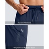 image:imageG Gradual Mens Joggers with Zipper Pockets Athletic Workout Gym Pants Stretch Running Track Jogging Sweatpants for MenNavy