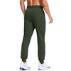 image:imageG Gradual Mens Joggers with Zipper Pockets Athletic Workout Gym Pants Stretch Running Track Jogging Sweatpants for MenOlive Green