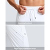 image:imageG Gradual Mens Joggers with Zipper Pockets Athletic Workout Gym Pants Stretch Running Track Jogging Sweatpants for MenWhite