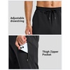 image:imageG Gradual Mens Joggers with Zipper Pockets Athletic Workout Running Track Pants Stretch Gym Sweatpants for MenBlack