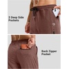 image:imageG Gradual Mens Joggers with Zipper Pockets Athletic Workout Running Track Pants Stretch Gym Sweatpants for MenBrick Heather