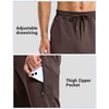 image:imageG Gradual Mens Joggers with Zipper Pockets Athletic Workout Running Track Pants Stretch Gym Sweatpants for MenBrown Heather