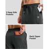 image:imageG Gradual Mens Joggers with Zipper Pockets Athletic Workout Running Track Pants Stretch Gym Sweatpants for MenCharcoal Heather