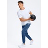 image:imageG Gradual Mens Joggers with Zipper Pockets Athletic Workout Running Track Pants Stretch Gym Sweatpants for MenDark Blue Heather